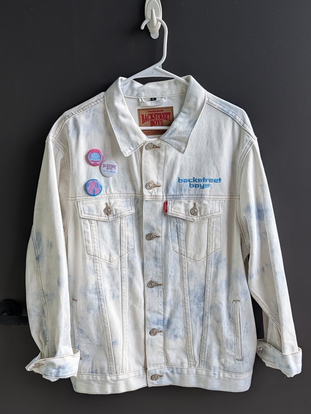 Backstreet Boys 2025 Las Vegas Sphere- Large Blue White Denim Jacket